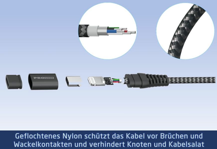 2x USB C auf USB Lightning Kabel (1 & 1,5m) für 12,49€ (statt 25€)