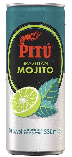 12x Pitú Brazilian Mojito Mixgetränk für 13€ (statt 32€) zzgl. 3€ Pfand