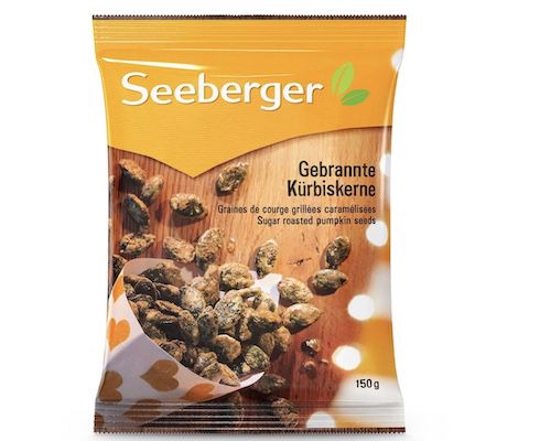 Seeberger gebrannt karamellisierte Kürbiskerne für 1,90€