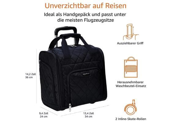 Amazon Basics Handgepäck Koffer mit 33cm für 44€ (statt 52€)