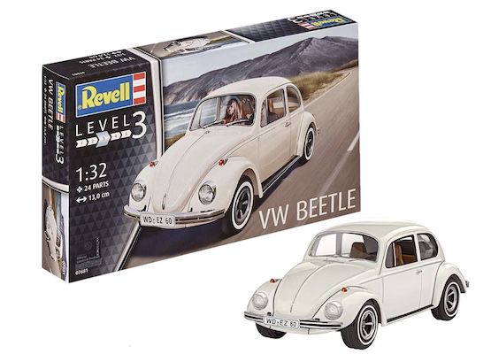 Revell Modellbausatz 1:32   Volkswagen VW Käfer 1968 für 9,38€ (statt 14€)