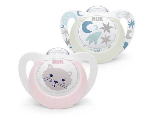 2er Pack NUK Star Babyschnuller für 3,99€ (statt 6€)