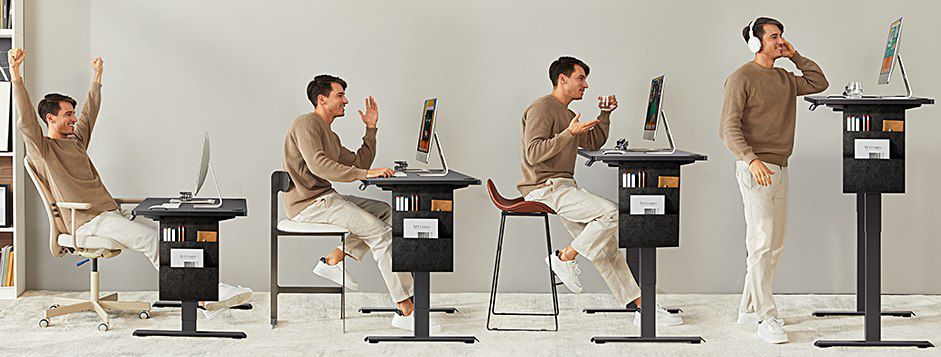 Marsail elektr. höhenverstellbarer Schreibtisch (120 x 60 cm) für 89,99€ (statt 140€)
