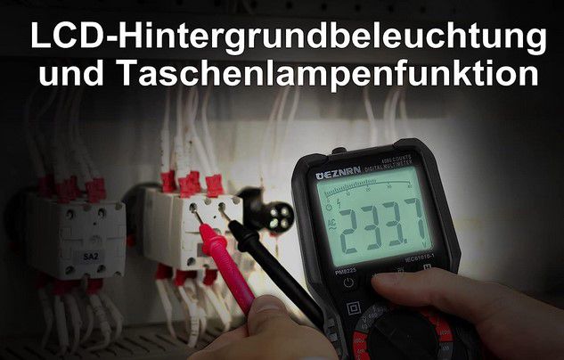 Ueznirn digitaler Multimeter mit NCV für 13,74€ (statt 24€)