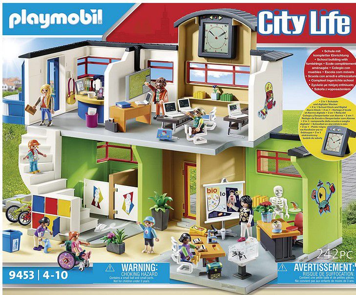 Playmobil 9453 City Life   Große Schule mit Einrichtung für 62,90€ (statt 82€)