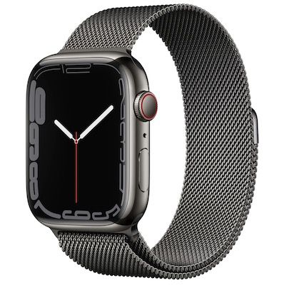 Apple Watch Series 7 (GPS + Cellular, 45mm) Edelstahlgehäuse für 569,90€ (statt 635€)