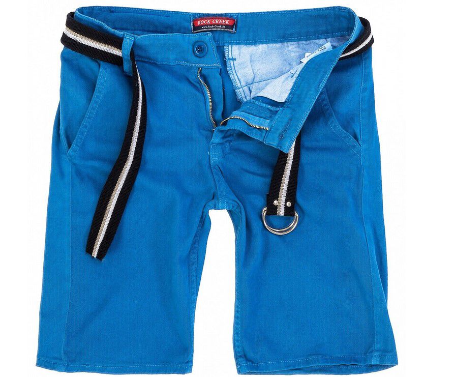 Rock Creek RC 2133 Herren Chino Shorts mit Gürtel für 21,52€ (statt 35€)