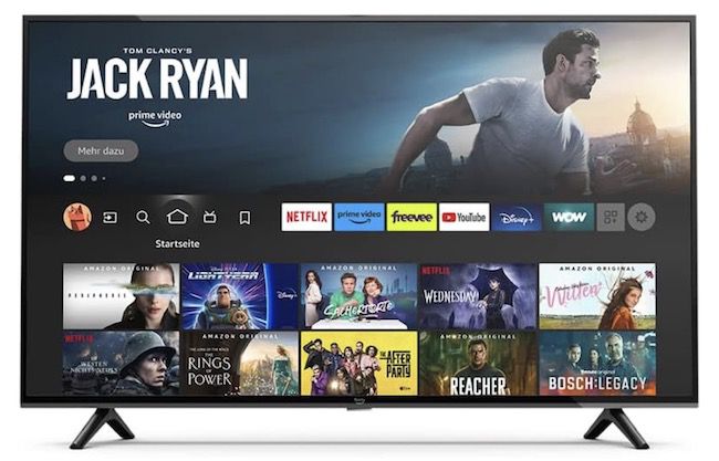 Amazon Fire TV 4  65 Zoll smart Omni QLED TV für 799,99€ (statt 900€)