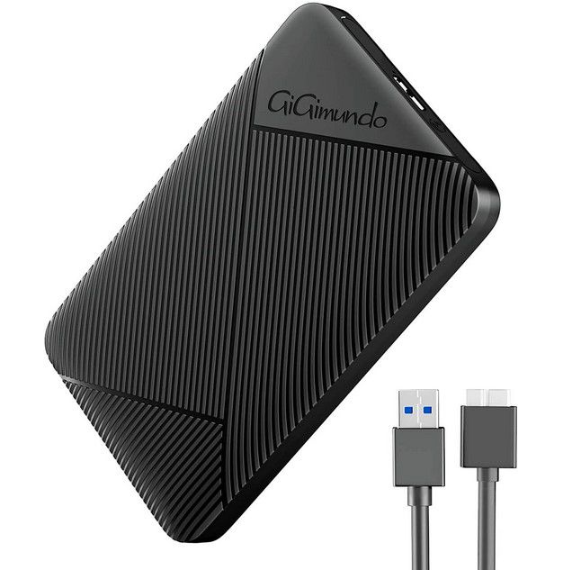 GiGimundo 2.5 Festplattengehäuse mit USB für 5,69€ (statt 9€)