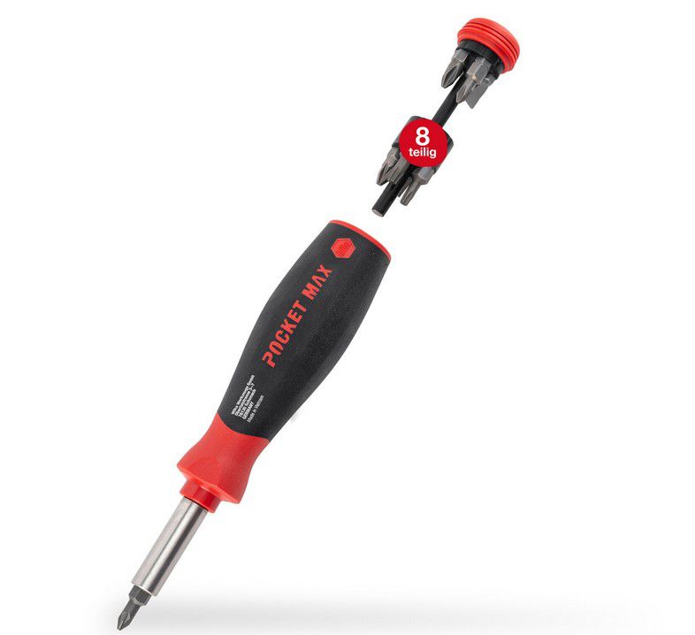 Wiha PocketMax mechanic Schraubendreher 8 slimBits für 14,99€ (statt 23€)