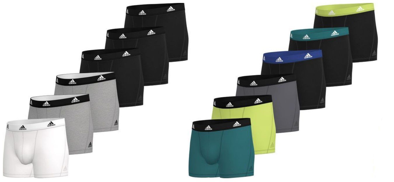 6er Pack adidas active Flex Cotton Herren Shorts für 31,90€ (statt 40€)