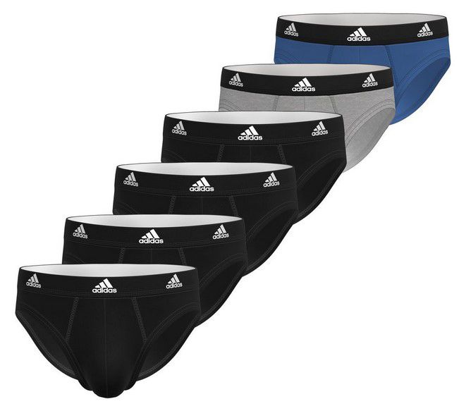 6er Pack adidas active Flex Cotton Herren Slips für 29,66€ (statt 45€)