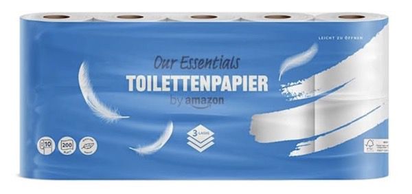 160 Rollen by Amazon 3 lagiges Toilettenpapier für 45,95€ (statt 64€)