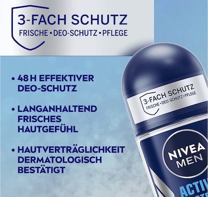 NIVEA MEN Cool Kick Fresh Deo Roll On ab 1,56€ (statt 2,45€)