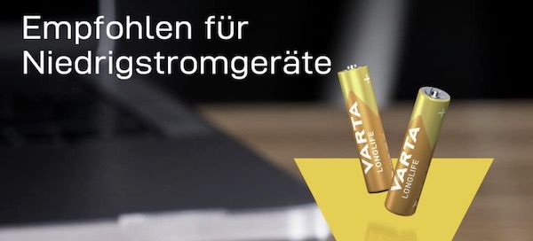 48er Pack VARTA Batterien AAA Longlife Alkaline für 12€ (statt 18€)