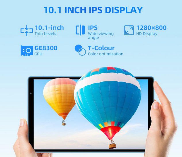 TECLAST P25T 10 Zoll Android 12 Tablet 4/64GB Speicher für 74,99€ (statt 120€)