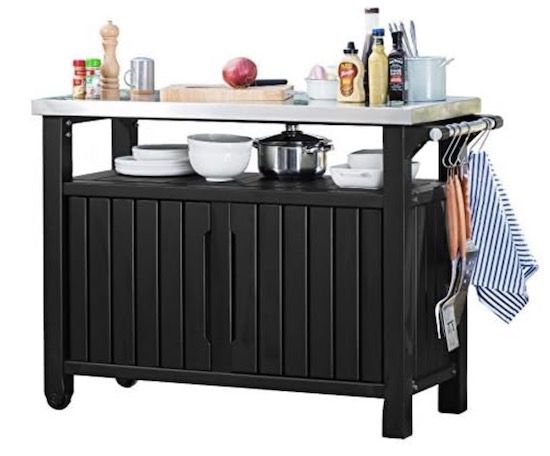 Keter Unity XL Grilltisch aus hochwertigem Polypropyl für 199€ (statt 238€)