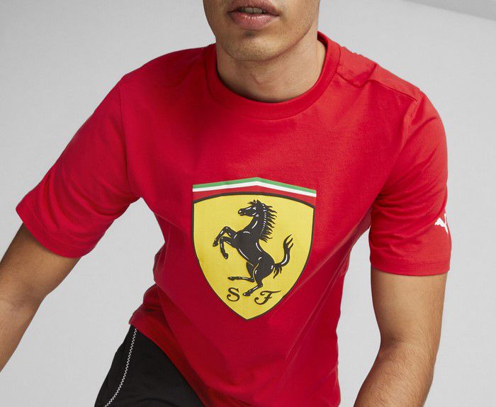 PUMA Scuderia Ferrari Big Shield Herren T Shirt für 23,96€ (statt 35€)