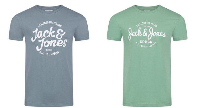 4x Jack & Jones JJLINO Herren T Shirts für 31,99€ (statt 54€)