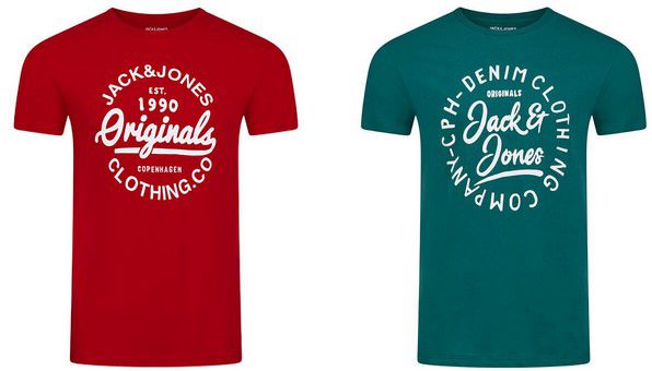 Jack & Jones JJLINO 4er Pack Herren T Shirts für 44,99€ (statt 59€)