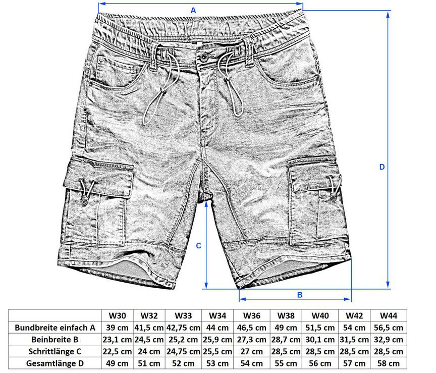 Urban Surface Herren Cargo Bermuda Jeans für 19,90€ (statt 28€)