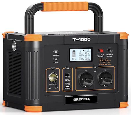 Grecell T 1000 Powerstation mit 1000 W & 999 Wh für 443,40€ (statt 739€)