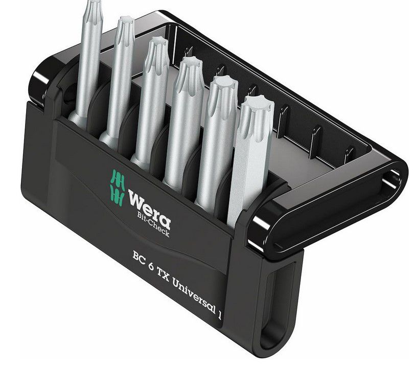 Wera Bit Check 6 teiliges TX Sortiment für 9,87€ (statt 15€)