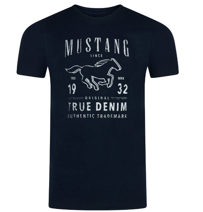 MUSTANG Herren Sommer Print T Shirts bis 6XL für 14,95€ (statt 22€)
