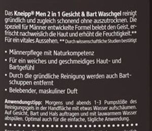 250ml MEN 2 in 1 Gesicht und Bart Waschgel mit Lemongras für 3,39€ (statt 5€)