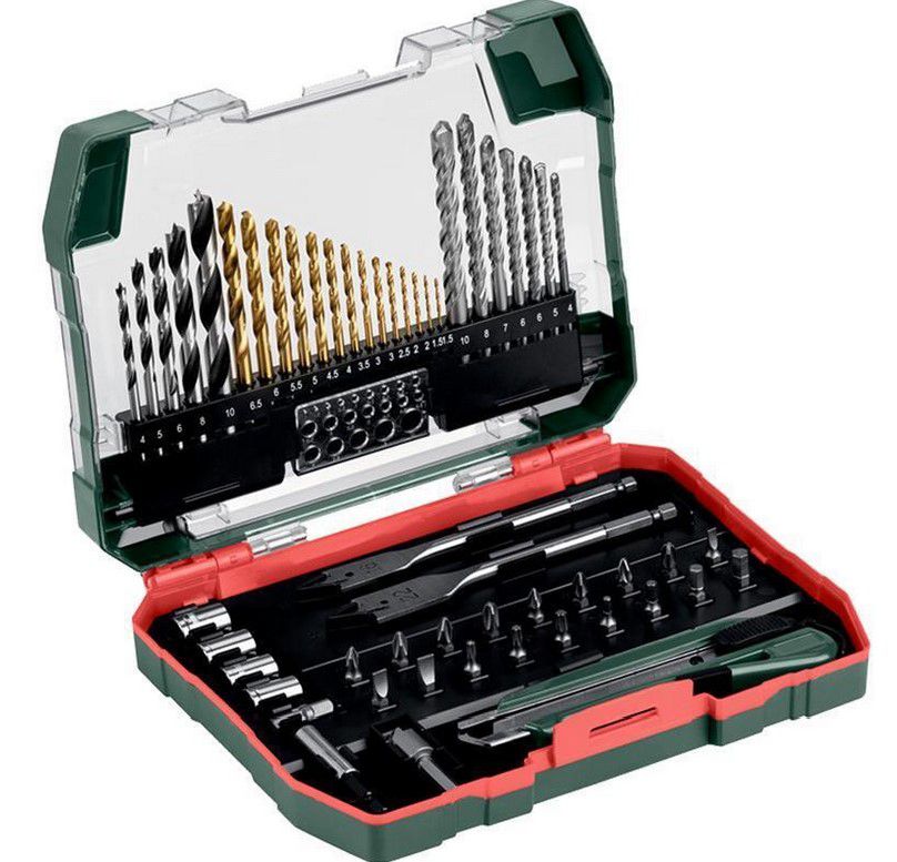 Metabo Bit Box Set + Steckschlüssel, Bohrer, Cuttermesser für 19€ (statt 28€)