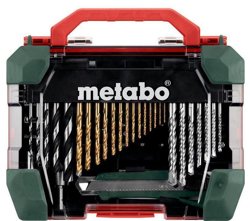 Metabo Bit Box Set + Steckschlüssel, Bohrer, Cuttermesser für 19€ (statt 28€)
