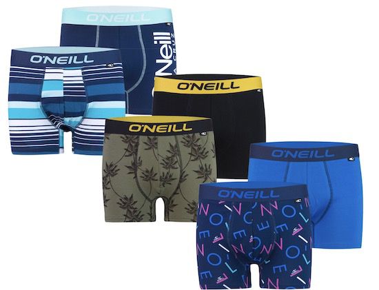 10er Pack ONeill Herren Boxershorts für 39,99€ (statt 65€)