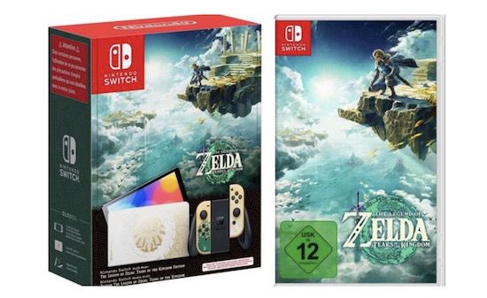 Nintendo Switch OLED The Legend of Zelda: Tears of the Kingdom für 364,99€ (statt 390€)