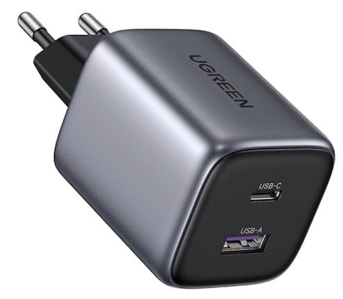 UGREEN Nexode 2 Port USB C/A Ladegerät mit 35W für 17,99€ (statt 26€)