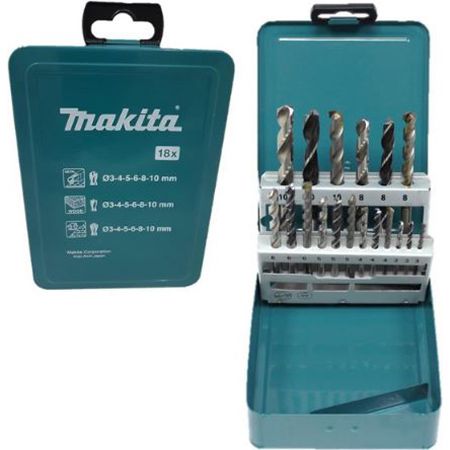 Makita D 46202 Bohrer Set, 18 teilig für 11,87€ (statt 17€)