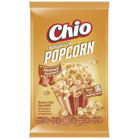 22er Pack Chio Mikrowellen Popcorn Karamell, 100g für 18,89€ (statt 27€)
