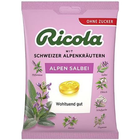 18er Pack Ricola Alpen Salbei Kräuter Bonbons, 75g für 23,62€ (statt 31€)