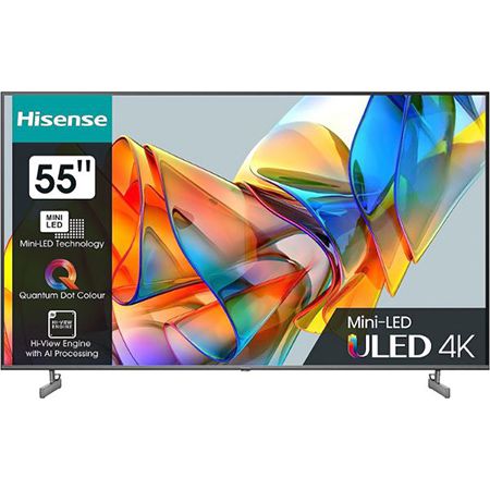 Hisense 55U6KQ 55&#8243; 4K Mini LED TV mit 60Hz ab 499€ (statt 568€) + 100€ Cashback
