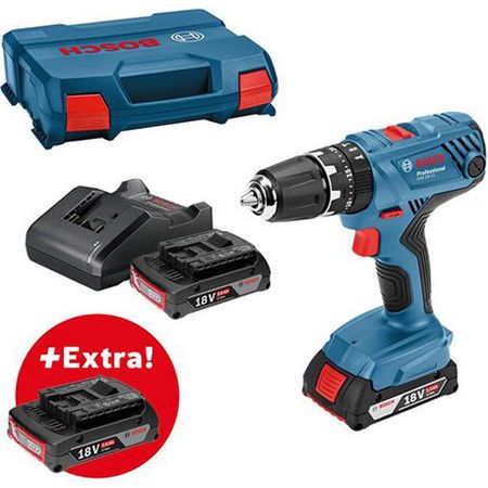 Bosch GSB 18V 21 Professional Akku Schlagbohrschrauber Set für 144€ (statt 180€)