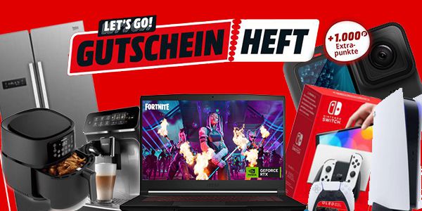 Media Markt/Saturn Gutscheinheft: z.B. Playstation 5 für 460€ (statt 515)