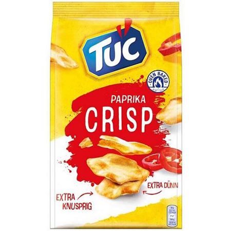 6x TUC Crisp Paprika Cracker, je 100g ab 8,48€ (statt 11€)