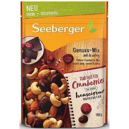 12er Pack Seeberger Genuss Mix Süß & Salzig, 150g für 30,99€ (statt 40€)