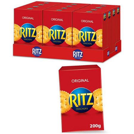 12er Pack Ritz Crackers Original, gesalzen, je 200g für 12,50€ (statt 17€)