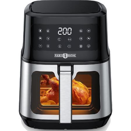 Paris Rhone 8 in 1 Airfryer XXL mit Sichtfenster, 5L für 59,99€ (statt 100€)