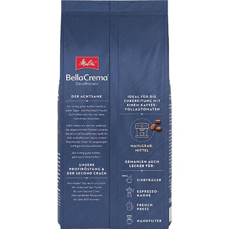 ☕ 1Kg Melitta BellaCrema Decaffeinato Bohnenkaffee ab 10,39€ (statt 15€)
