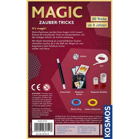 Kosmos 657413 Magic Zauber Tricks Experimentierkasten für 4,99€ (statt 9€)
