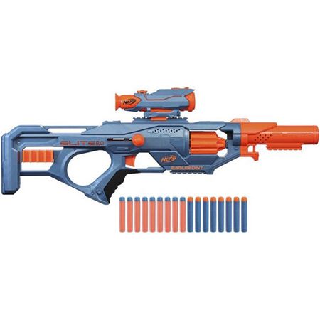 🔫 Nerf Elite 2.0 Eaglepoint RD-8 Blaster + 16 Nerf Darts für 20,49€ (statt 27€)