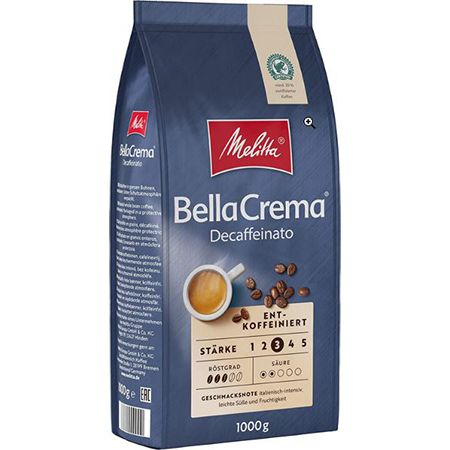 1Kg Melitta BellaCrema Decaffeinato Bohnenkaffee ab 8,99€ (statt 14€)