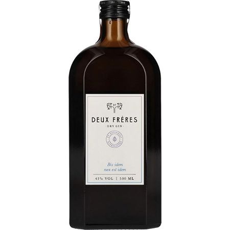 Deux Frères Dry Gin mit 25 Botanicals, 500ml für 31€ (statt 38€)