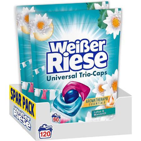 Weißer Riese Universal Trio Caps Aromatherapie, 120WL ab 19,19€ (statt 24€)